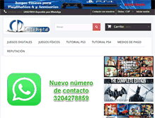 Tablet Screenshot of cargadigital.com